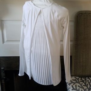 Making Moves long sleeve white top